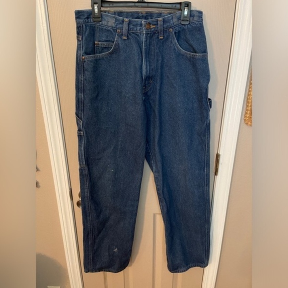 Double Knot by Reed cargo style men’s heavy duty work jeans size 32x30.